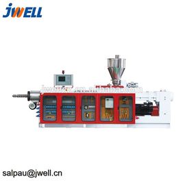 Continuous Working Plastic Pellet Extruder , Pvc Pelletizing Line Metal Structure