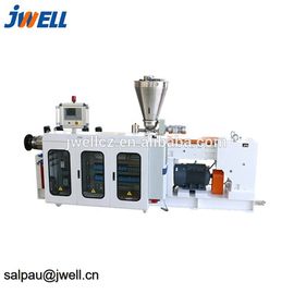 Continuous Working Plastic Pellet Extruder , Pvc Pelletizing Line Metal Structure