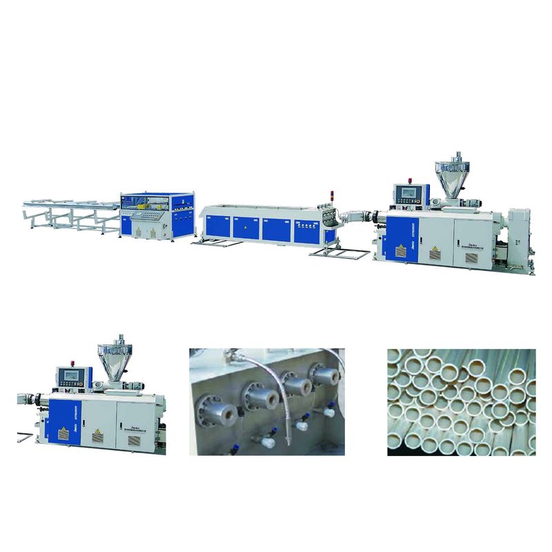 Jwell Pvc Pipe Extruder Two Stand And Four Stand Electric Protection Pipe Plastic Machine
